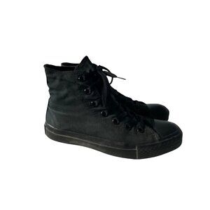 Converse Chuck Taylor All Star High Top Sneakers Size 7 Black Textile Unisex